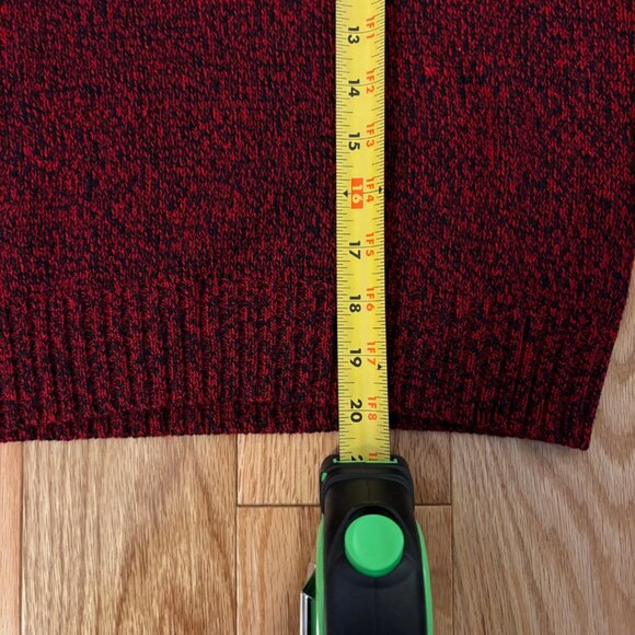 H&M | Red Marled Crewneck Sweater | Small - Picture 4 of 6